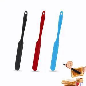 Silicone Jar Spatula Set 3 Pcs, Sourdough Scraper, Long Handle Spatulas | Small Silicone Spatula, for Jars, Baking, Cake Icing, Cream, Butter, Batter, Food Grade, Heat Resistant, Dishwasher Safe Silicone Jar Spatula Set 3 Pcs, Sourdough Scraper, Long Handle Spatulas | Small Silicone Spatula, for Jars, Baking, Cake Icing, Cream, Butter, Batter, Food Grade, Heat Resistant, Dishwasher Safe