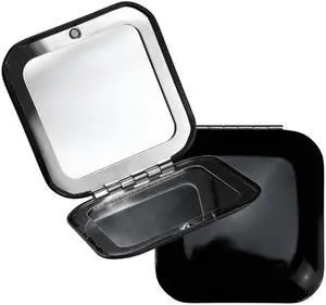 2-Pack Metal Compact Vanity Travel Purse Makeup Mirror 1X / 3X 2-Pack Metal Compact Vanity Travel Purse Makeup Mirror 1X / 3X