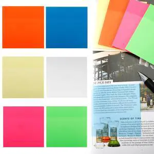 300 Sheets Clear Transparent Sticky Notes, Colorful Waterproof Notepad, Translucent Adhesive Memo Pads for Annotating Books, School & Office Supplies 300 Sheets Clear Transparent Sticky Notes, Colorful Waterproof Notepad, Translucent Adhesive Memo Pads for Annotating Books, School & Office Supplies