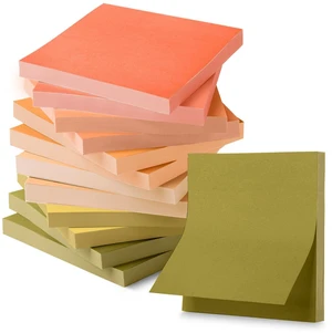 Sticky Notes, 3"x3", 12 Pads, 600 Sheets, Autumn Earth | Sticky Notes Bulk, Self-Stick Note Pads, Perfect for Office, School, Home, Study & Organization Sticky Notes, 3"x3", 12 Pads, 600 Sheets, Autumn Earth | Sticky Notes Bulk, Self-Stick Note Pads, Perfect for Office, School, Home, Study & Organization