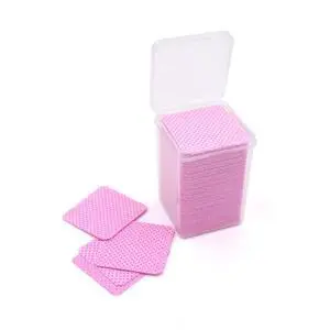 200pcs Pink Wipes Paper Cotton Eyelash Glue Remover Wipe Disposable Remover Cotton Pad Wipes Nail Polish Lint-Free Paper Pad Cleaning Manicure Supplies 200pcs Pink Wipes Paper Cotton Eyelash Glue Remover Wipe Disposable Remover Cotton Pad Wipes Nail Polish Lint-Free Paper Pad Cleaning Manicure Supplies
