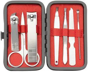 Manicure Set Nail Clippers Pedicure Kit,7 In 1 Pieces Stainless Steel Manicure Kit,Easter Basket Stuffers,Personal Care Manicure Pedicure Set,Nail Care Tools Luxurious Travel Case Sliver Manicure Set Nail Clippers Pedicure Kit,7 In 1 Pieces Stainless Steel Manicure Kit,Easter Basket Stuffers,Personal Care Manicure Pedicure Set,Nail Care Tools Luxurious Travel Case Sliver