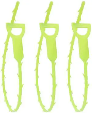 3 Pack 20 Inch Drain Clog Remover Snakes Green | Hair Cleaning Tool Effective Drain Snake Auger Tool for Sink, Shower, Bathtub, and Toilet 3 Pack 20 Inch Drain Clog Remover Snakes Green | Hair Cleaning Tool Effective Drain Snake Auger Tool for Sink, Shower, Bathtub, and Toilet