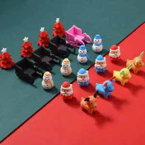 24Pcs Christmas Erasers for Kids Bulk, 3D Cute Santa Elk Erasers for Goodie Bags Stuffers Stocking Stuffers Holiday Gifts Classroom Rewards Party Favors 24Pcs Christmas Erasers for Kids Bulk, 3D Cute Santa Elk Erasers for Goodie Bags Stuffers Stocking Stuffers Holiday Gifts Classroom Rewards Party Favors