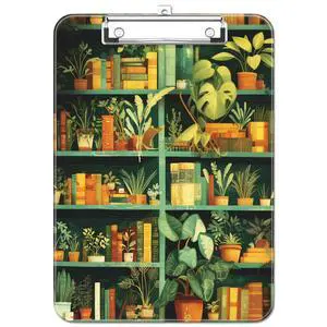 Plastic Cute Clipboard 9x12.5in Letter Size for Teachers | Low-profile metal clip, fits 8,5x11 paper, Sturdy plastic board for nurses, classrooms and home office, Green Study Room Plastic Cute Clipboard 9x12.5in Letter Size for Teachers | Low-profile metal clip, fits 8,5x11 paper, Sturdy plastic board for nurses, classrooms and home office, Green Study Room