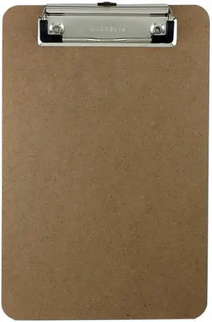 Small 6'' x 9'' Clipboard Low Profile Clip Hardboard (1-Pack) Small 6'' x 9'' Clipboard Low Profile Clip Hardboard (1-Pack)