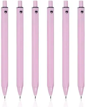 Cute Pink Gel Pens Black Ink, 0.5mm Fine Point Smooth Writing | 6 Pack Cute Pen for School, Office Supplies, Back to School, Classroom Must Have Cute Pink Gel Pens Black Ink, 0.5mm Fine Point Smooth Writing | 6 Pack Cute Pen for School, Office Supplies, Back to School, Classroom Must Have