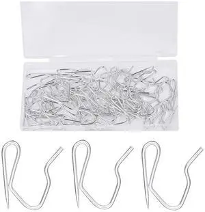 Metal Curtain Hooks, 1.2 inch Nydotd Rustproof Steel Plated Zinc Hooks Heavy-Duty Offset Pin-On Drapery Hooks for Window Curtain, Door Curtain and Shower Curtain60 Pack Metal Curtain Hooks, 1.2 inch Nydotd Rustproof Steel Plated Zinc Hooks Heavy-Duty Offset Pin-On Drapery Hooks for Window Curtain, Door Curtain and Shower Curtain60 Pack