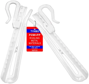 50 Pcs Plastic Shower Curtain Hooks, Adjustable Drapery Pins, Pinch Pleat Curtain Hooks for Window Curtain, Shower Curtain and Door Curtain(85mm/3.35inch) 50 Pcs Plastic Shower Curtain Hooks, Adjustable Drapery Pins, Pinch Pleat Curtain Hooks for Window Curtain, Shower Curtain and Door Curtain(85mm/3.35inch)