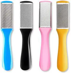4 Pcs Pedicure Foot Files Callus Remover with Double Sided Feet Rasp for Dead Skin - Professional Foot Care Tools to Removes Hard Skin Corns for Dry and Wet Feet 4 Pcs Pedicure Foot Files Callus Remover with Double Sided Feet Rasp for Dead Skin - Professional Foot Care Tools to Removes Hard Skin Corns for Dry and Wet Feet