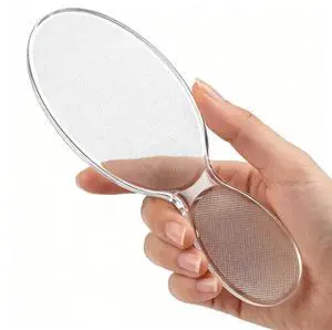 Nano Glass Foot File Callus Remover 8-Shaped Double Sided Foot Scrubber for Cracked Heels Hard Skin, Coarse Fine Wet Dry Pedicure Tool, Professional Dead Skin Remover for Women Men (Beige Transparent) Nano Glass Foot File Callus Remover 8-Shaped Double Sided Foot Scrubber for Cracked Heels Hard Skin, Coarse Fine Wet Dry Pedicure Tool, Professional Dead Skin Remover for Women Men (Beige Transparent)