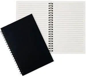 2-Pack (60 Sheets/Notebook) College Ruled Hardback Black Cover Spiral Notebook - Memo Notepad and Sketchbook for Students, Office, and Business Diary, 7.48 x 5.11 Inches. 2-Pack (60 Sheets/Notebook) College Ruled Hardback Black Cover Spiral Notebook - Memo Notepad and Sketchbook for Students, Office, and Business Diary, 7.48 x 5.11 Inches.