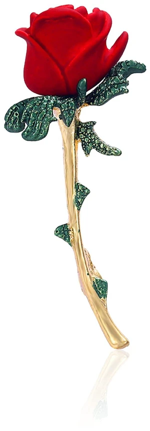 Rose Floral Brooch Pin Gold Plated Flower Decorative Garment Dress Jewelry for Women Cocktail Party Accessory Brooches Pin (A) Rose Floral Brooch Pin Gold Plated Flower Decorative Garment Dress Jewelry for Women Cocktail Party Accessory Brooches Pin (A)