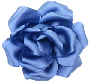 Rose Brooches and Pins Elegant Charming Large Flowers Pins Shawl Clips Duckbill Clips Wedding Prom Banquet Party Jewelry Gift-hazy blue Rose Brooches and Pins Elegant Charming Large Flowers Pins Shawl Clips Duckbill Clips Wedding Prom Banquet Party Jewelry Gift-hazy blue