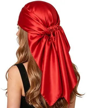 Women Leopard Print Square Scarf Satin Head Scarf Silk Like Neck Bandanas Women Leopard Print Square Scarf Satin Head Scarf Silk Like Neck Bandanas
