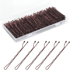 300 Pcs Bobby Pins Brown for Women and Girls, Reusable Invisible Wave Non Slip Brown Hair Pins, 2Inches Bulk With Storage Box 300 Pcs Bobby Pins Brown for Women and Girls, Reusable Invisible Wave Non Slip Brown Hair Pins, 2Inches Bulk With Storage Box