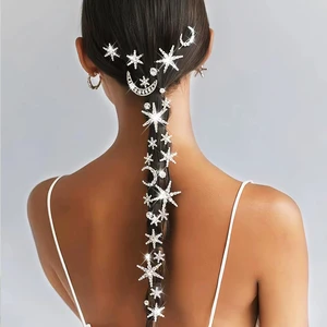 BARTOSI Star Hair Clips Silver Pearl Bridal Hair Pins Rhinstone Moon Decorative Bobby Pins Hair Accessories for Women and Girls (Pack of 20) BARTOSI Star Hair Clips Silver Pearl Bridal Hair Pins Rhinstone Moon Decorative Bobby Pins Hair Accessories for Women and Girls (Pack of 20)