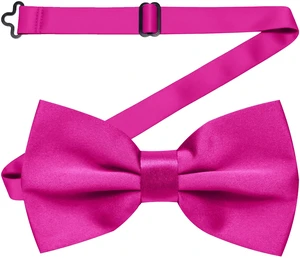 Men's Hot Pink Bow Tie - Pre Tied Bowtie for Men Women Boys - Mens Adjustable Bow Ties for Formal Wear (Hot Pink) Men's Hot Pink Bow Tie - Pre Tied Bowtie for Men Women Boys - Mens Adjustable Bow Ties for Formal Wear (Hot Pink)