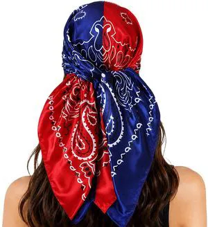 35 Inches Floral Head Scarf for Women Classic Lightweight Paisley Bandana | Western Paisley Print Square Scarf, Classic Paisley Bandana, Purse Scarf Accessory, Streetwear Head Cover 35 Inches Floral Head Scarf for Women Classic Lightweight Paisley Bandana | Western Paisley Print Square Scarf, Classic Paisley Bandana, Purse Scarf Accessory, Streetwear Head Cover