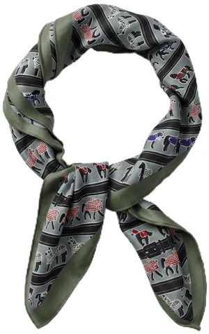 Western Horse Neck Scarf for Women, 27.55x27.55inch | Silk Square Vintage Soft Wrap, Lightweight Satin Bandana - Green Western Horse Neck Scarf for Women, 27.55x27.55inch | Silk Square Vintage Soft Wrap, Lightweight Satin Bandana - Green