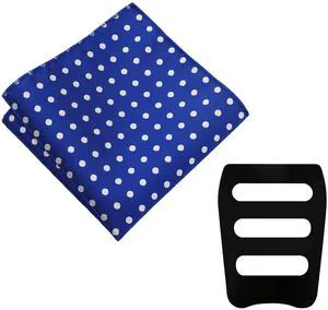 LHXzizizi Polka Dot Handkerchiefs for Men, Mens Handkerchiefs Pocket Square with Holder for Wedding Party Banquet Formal Prom (Blue) LHXzizizi Polka Dot Handkerchiefs for Men, Mens Handkerchiefs Pocket Square with Holder for Wedding Party Banquet Formal Prom (Blue)