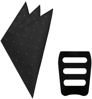 Mantieqingway Pocket Squares for Men, 8.66 Inches Polka Dots Mens Handkerchiefs with Pocket Square Holder for Suit, Daily (Black) Mantieqingway Pocket Squares for Men, 8.66 Inches Polka Dots Mens Handkerchiefs with Pocket Square Holder for Suit, Daily (Black)