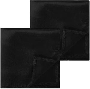 2 Pcs Black Pocket Squares for Men Black Handkerchief 8.6x 8.6 Inch Solid Handerchief Satin Pocket Square Handkerchief Suit Pocket Squares for Men Christmas Father'S Day Gifts 2 Pcs Black Pocket Squares for Men Black Handkerchief 8.6x 8.6 Inch Solid Handerchief Satin Pocket Square Handkerchief Suit Pocket Squares for Men Christmas Father'S Day Gifts
