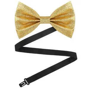 Gold Bow Tie, Sequin Bow Tie, Adjustable Length Fancy Pre-Tied Glitter Shiny Sequin Bow for Men Banquet Carnival Party Christmas Fancy Dress Wedding (4.72 × 2.76 Inches) Gold Bow Tie, Sequin Bow Tie, Adjustable Length Fancy Pre-Tied Glitter Shiny Sequin Bow for Men Banquet Carnival Party Christmas Fancy Dress Wedding (4.72 × 2.76 Inches)
