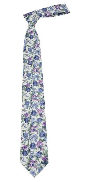 Gollate Mens Cotton Floral Print Ties - Wedding - 7 cm / 2.75 Inch Slim Neckties (Dusty Blue with Turquoise and Orchid) Gollate Mens Cotton Floral Print Ties - Wedding - 7 cm / 2.75 Inch Slim Neckties (Dusty Blue with Turquoise and Orchid)