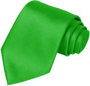 Mens Tie 63'' Length Green Solid Striped Necktie Mens Tie 63'' Length Green Solid Striped Necktie