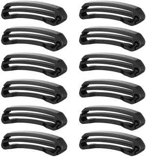 12Pcs Backpack Webbing Strap Belt, Backpack Strap Clip Plastic Tri Glide Slide Buckles Backpack Belt Black Strap Clips for Bag Accessories Adjustment Repair 12Pcs Backpack Webbing Strap Belt, Backpack Strap Clip Plastic Tri Glide Slide Buckles Backpack Belt Black Strap Clips for Bag Accessories Adjustment Repair