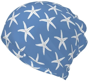 Blue Starfish Abstract Coastal Beach Nautical Ocean Beanie Chemo Hat Headwear Skull Caps Knitted Hat Unisex Multifunction Nightcap Skull Cap for Women Men Blue Starfish Abstract Coastal Beach Nautical Ocean Beanie Chemo Hat Headwear Skull Caps Knitted Hat Unisex Multifunction Nightcap Skull Cap for Women Men
