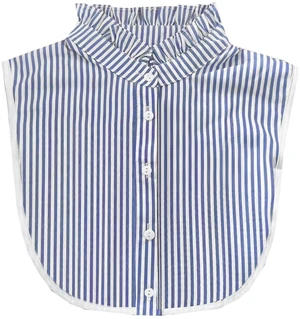 Fake Collar Shirt Versatile Accessories Ruffle Collar Detachable Dickey Half Shirts Blouse Top for Women Girls Outfits (Blue) Fake Collar Shirt Versatile Accessories Ruffle Collar Detachable Dickey Half Shirts Blouse Top for Women Girls Outfits (Blue)