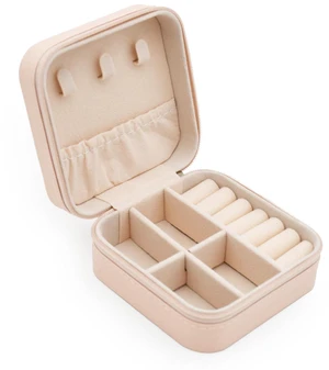 Jewelry Travel Case, Mini Portable Jewellery Organizer Box for Women, Pink | Simple & Fashion, PU Leather, Travel Size, Small Jewellery Storage Holder for Rings, Earrings, Necklaces, Bracelets, Watche Jewelry Travel Case, Mini Portable Jewellery Organizer Box for Women, Pink | Simple & Fashion, PU Leather, Travel Size, Small Jewellery Storage Holder for Rings, Earrings, Necklaces, Bracelets, Watche