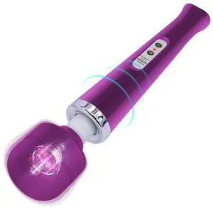 Cordless Personal Electric Back Massager with Strong Vibration | 10 Powerful Pulse Settings, Rechargeable Handheld Back Massager for Deep Muscles Pain Relief (Purple) Cordless Personal Electric Back Massager with Strong Vibration | 10 Powerful Pulse Settings, Rechargeable Handheld Back Massager for Deep Muscles Pain Relief (Purple)