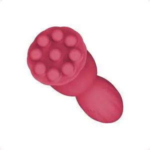 Handheld Mini Massager, 10 Adjustable Speeds, Waterproof, Bionic Design with 9 Massage Nodes, 5.12 Inch, Skin-Friendly Silicone, USB Rechargeable, Full Body Relief for Head, Neck, Shoulder & Back, Red Handheld Mini Massager, 10 Adjustable Speeds, Waterproof, Bionic Design with 9 Massage Nodes, 5.12 Inch, Skin-Friendly Silicone, USB Rechargeable, Full Body Relief for Head, Neck, Shoulder & Back, Red