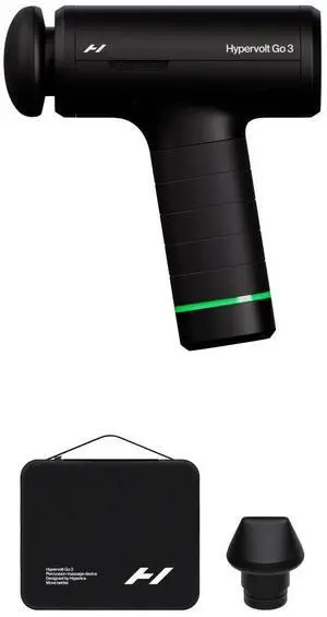 Go 3 Percussion Massage Gun Lightweight with Carry Case | Muscle Recovery | Compact Power | TSA Friendly Design | Long Battery Life | Five Speed Settings | Pressure Sensor Feedback Go 3 Percussion Massage Gun Lightweight with Carry Case | Muscle Recovery | Compact Power | TSA Friendly Design | Long Battery Life | Five Speed Settings | Pressure Sensor Feedback