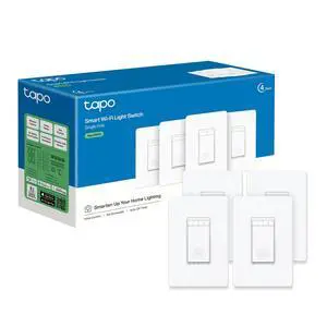 Smart Dimmer Switch, Single Pole, Need Neutral Wire, S500D(4-Pack) | 2.4GHz Wi-Fi Light Switch Compatible with Alexa and Google Home, UL Certified, No Hub Required, White Smart Dimmer Switch, Single Pole, Need Neutral Wire, S500D(4-Pack) | 2.4GHz Wi-Fi Light Switch Compatible with Alexa and Google Home, UL Certified, No Hub Required, White
