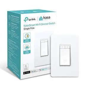 Smart Dimmer Switch, KS225, Single Pole, Need Neutral Wire | Voice Control w/Siri, Alexa & Google Home, 2.4GHz Wi-Fi, UL Certified, Timer & Schedule, Easy Guided Install, 1-Pack Smart Dimmer Switch, KS225, Single Pole, Need Neutral Wire | Voice Control w/Siri, Alexa & Google Home, 2.4GHz Wi-Fi, UL Certified, Timer & Schedule, Easy Guided Install, 1-Pack