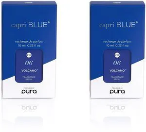 Pura Smart Home Plug-in Diffuser Refills Includes 2 Capri Blue Pura Refills for Plug In Diffusers for Home - Long Lasting Luxury Scents - Volcano (Pack of 2) Pura Smart Home Plug-in Diffuser Refills Includes 2 Capri Blue Pura Refills for Plug In Diffusers for Home - Long Lasting Luxury Scents - Volcano (Pack of 2)