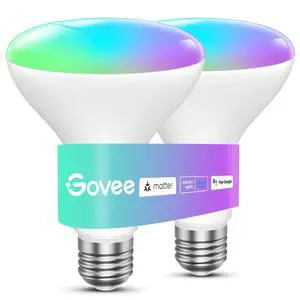 Smart Light Bulbs, 1200 Lumens Dimmable BR30 Bulbs, RGBWW 2 Pack | RGBWW Color Changing Light Bulb, Flood Light Bulbs Work with Alexa, Google Assistant, WiFi & Bluetooth LED Bulbs, Music Sync Smart Light Bulbs, 1200 Lumens Dimmable BR30 Bulbs, RGBWW 2 Pack | RGBWW Color Changing Light Bulb, Flood Light Bulbs Work with Alexa, Google Assistant, WiFi & Bluetooth LED Bulbs, Music Sync