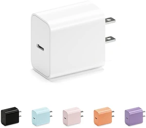USB C Charger Block for Apple iPhone 17 16 15 14 13 12 11 Pro Max | 20W USBC Fast Charging Cube Plug Brick for Apple Watch iPhone iPad Airpods and More, 1Pack 1C USB-C Power Adapter, White USB C Charger Block for Apple iPhone 17 16 15 14 13 12 11 Pro Max | 20W USBC Fast Charging Cube Plug Brick for Apple Watch iPhone iPad Airpods and More, 1Pack 1C USB-C Power Adapter, White