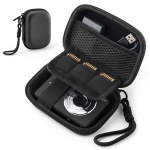 Camera Case for Digital Camera CAMKORY DC403 FHD 1080P/ KODAK PIXPRO FZ55/ FZ45, Small Travel Compact Camera Holder with Mesh Pocket for Accessories SD Card (Black) Camera Case for Digital Camera CAMKORY DC403 FHD 1080P/ KODAK PIXPRO FZ55/ FZ45, Small Travel Compact Camera Holder with Mesh Pocket for Accessories SD Card (Black)