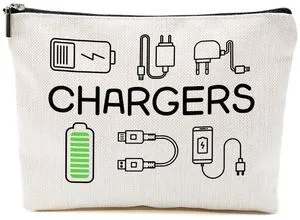 Cable Charger Organizer Makeup Bag for Women, Portable Cosmetic Bag | Travel Organizer Charging Cord Electronics Accessories Storage Makeup Pouch, Christmas Birthday Gifts for Women Friends Cable Charger Organizer Makeup Bag for Women, Portable Cosmetic Bag | Travel Organizer Charging Cord Electronics Accessories Storage Makeup Pouch, Christmas Birthday Gifts for Women Friends