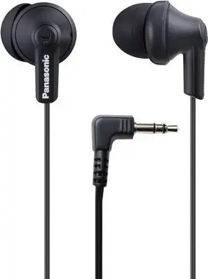 ErgoFit Wired Earbuds, In-Ear Headphones with Dynamic Crystal-Clear Sound and Ergonomic Custom-Fit Earpieces (S/M/L), 3.5mm Jack for Phones and Laptops, No Mic - RP-HJE120-KA (Matte Black) ErgoFit Wired Earbuds, In-Ear Headphones with Dynamic Crystal-Clear Sound and Ergonomic Custom-Fit Earpieces (S/M/L), 3.5mm Jack for Phones and Laptops, No Mic - RP-HJE120-KA (Matte Black)