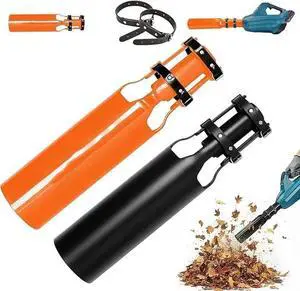 Powerful Leaf Blower Air Booster - Turbo Nozzle Extension for 2-4 Inch Blowers | Yard, Lawn & Driveway Cleanup | All-Weather Durability | Easy Installation (Orange) (Orange+Black) Powerful Leaf Blower Air Booster - Turbo Nozzle Extension for 2-4 Inch Blowers | Yard, Lawn & Driveway Cleanup | All-Weather Durability | Easy Installation (Orange) (Orange+Black)