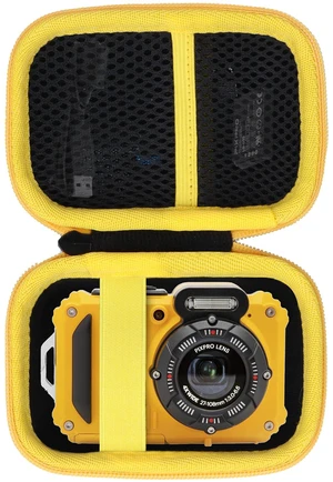 Storage Case Compatible with KODAK PIXPRO WPZ2 Rugged Waterproof Shockproof Dustproof Digital Camera (Black + Yellow Case) Storage Case Compatible with KODAK PIXPRO WPZ2 Rugged Waterproof Shockproof Dustproof Digital Camera (Black + Yellow Case)