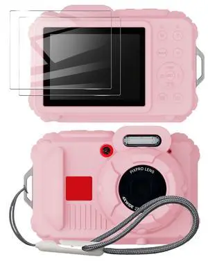 Silicone Case for Kodak pixpro wpz2 Digital Camera with 2PCS Screen Protector and Lanyard - Pink Silicone Case for Kodak pixpro wpz2 Digital Camera with 2PCS Screen Protector and Lanyard - Pink