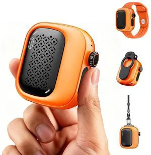 Wearable Bluetooth Speaker, 43g Mini Clip-On Bluetooth Speaker, 3-in-1 Wearable Ways, 20H Playtime Dustproof Multi Pairing Stereo Speaker for Hiking, Swimming, Shower, Outdoor Activities(Orange) Wearable Bluetooth Speaker, 43g Mini Clip-On Bluetooth Speaker, 3-in-1 Wearable Ways, 20H Playtime Dustproof Multi Pairing Stereo Speaker for Hiking, Swimming, Shower, Outdoor Activities(Orange)