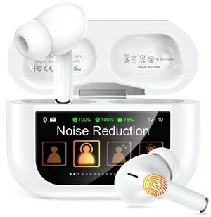 Wireless Earbuds, Smart Touchscreen Ear Buds, ANC Headphones, Bluetooth 5.4 Wireless Earbuds, Smart Touchscreen Ear Buds, ANC Headphones, Bluetooth 5.4